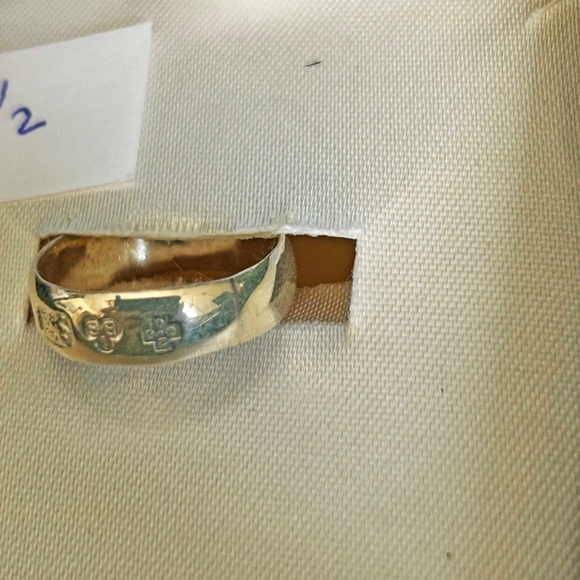 RING, COMMEMORATIVE MILLENNIAL 2000 STERLING SILVER .925, LIMITED EDITION BY IBB - Picture 5 of 16